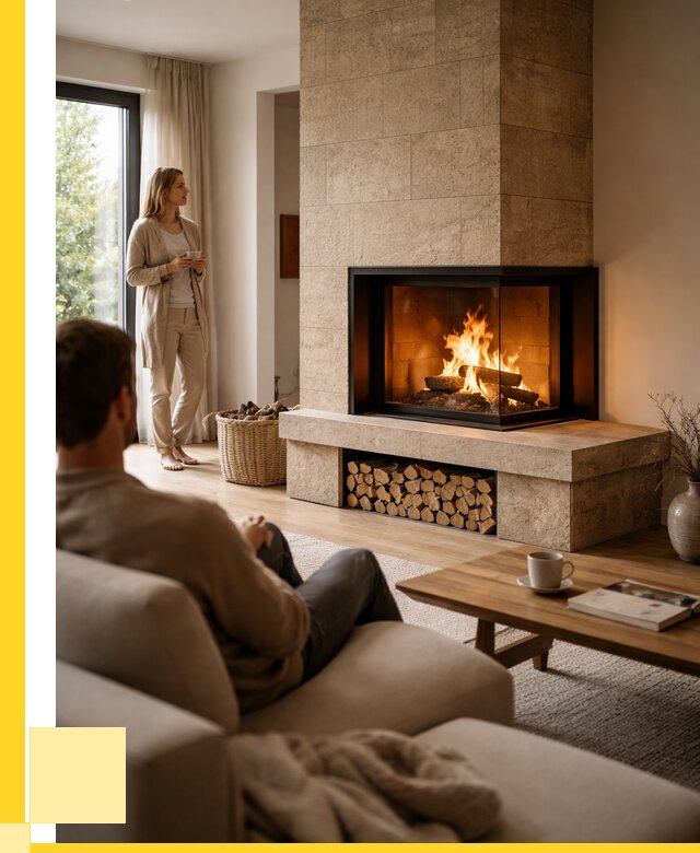 Угловые камины из кирпича установка в Чусовой от 156720 р. ЭриданЧсв