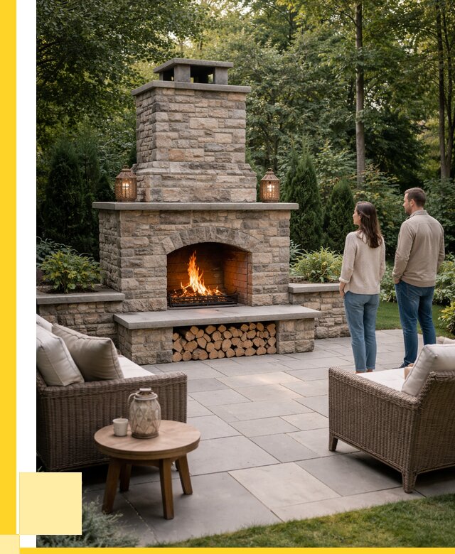 Уличные камины из кирпича в Чусовой от 156720 р. | ЭриданЧсв