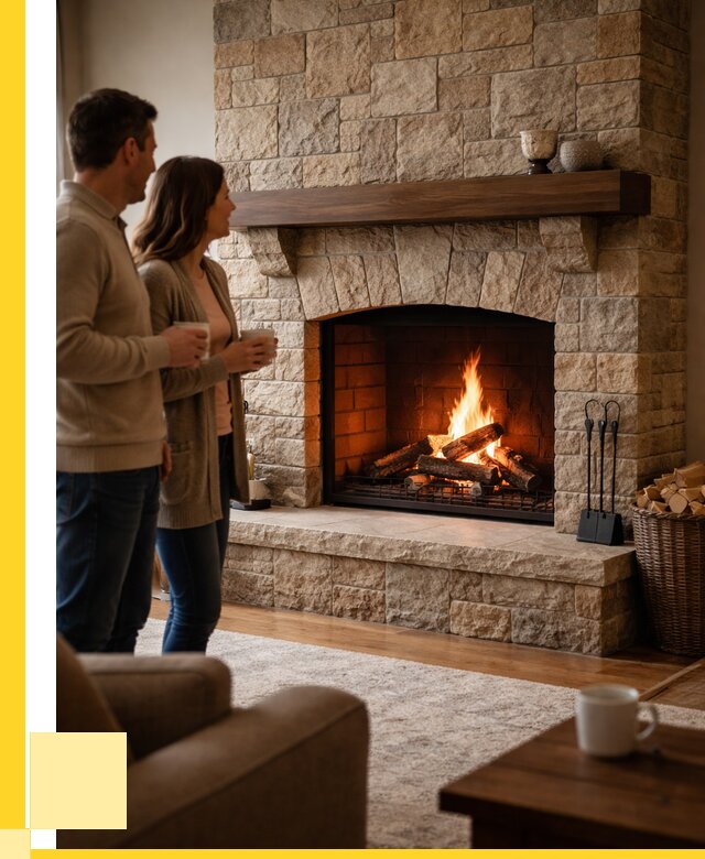 Каменные камины на заказ в Чусовой от 188064 р. | ЭриданЧсв