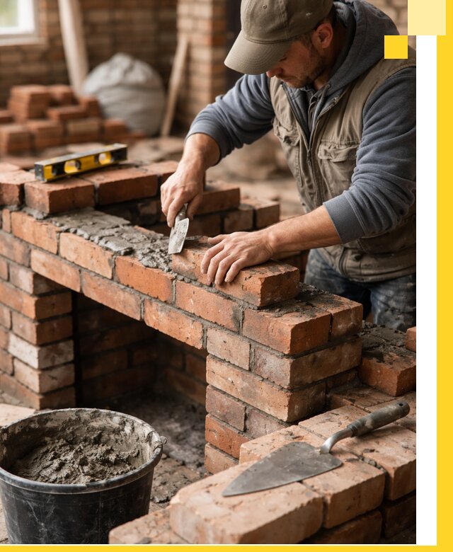 Кладка каминов под ключ в Чусовой профессиональная отделка и монтаж