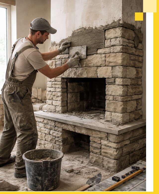 Строительство каминов под ключ в Чусовой от проектирования до монтажа