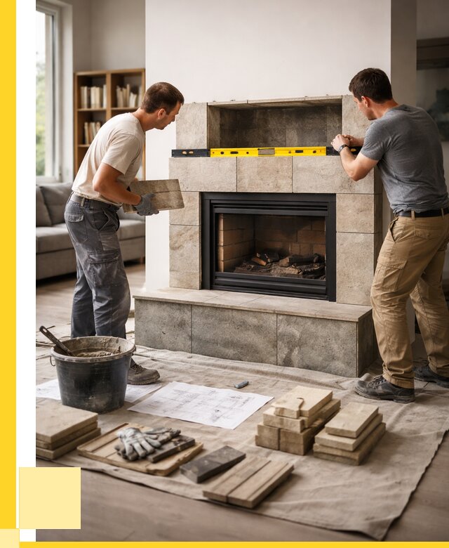 Монтаж каминов и установка в Чусовой от 47016 р. | ЭриданЧсв