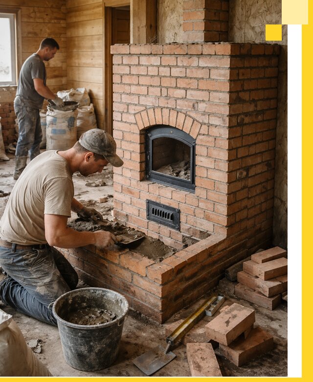 Профессиональное строительство печей в Чусовой под ключ
