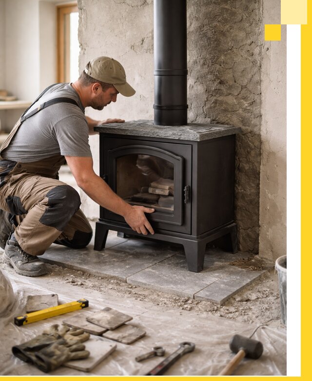 Профессиональный монтаж печей и каминов в Чусовой под ключ