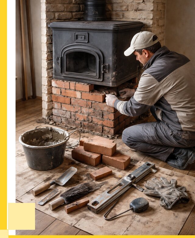 Ремонт печей в Чусовой от 12538 р., услуги печника ЭриданЧсв