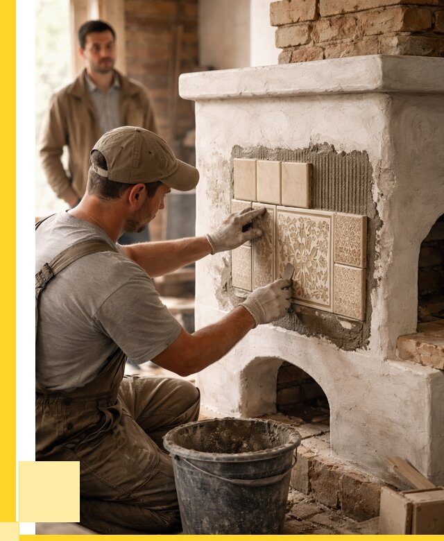 Отделка печей и банных печей в Чусовой от 36568 р. | ЭриданЧсв