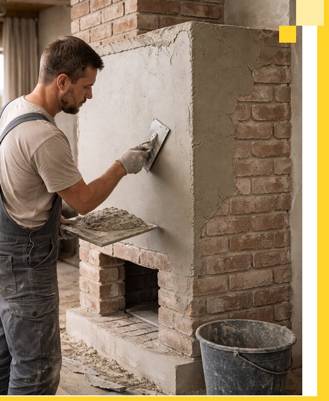 Отделка печей и облицовка каминов в Чусовой под ключ