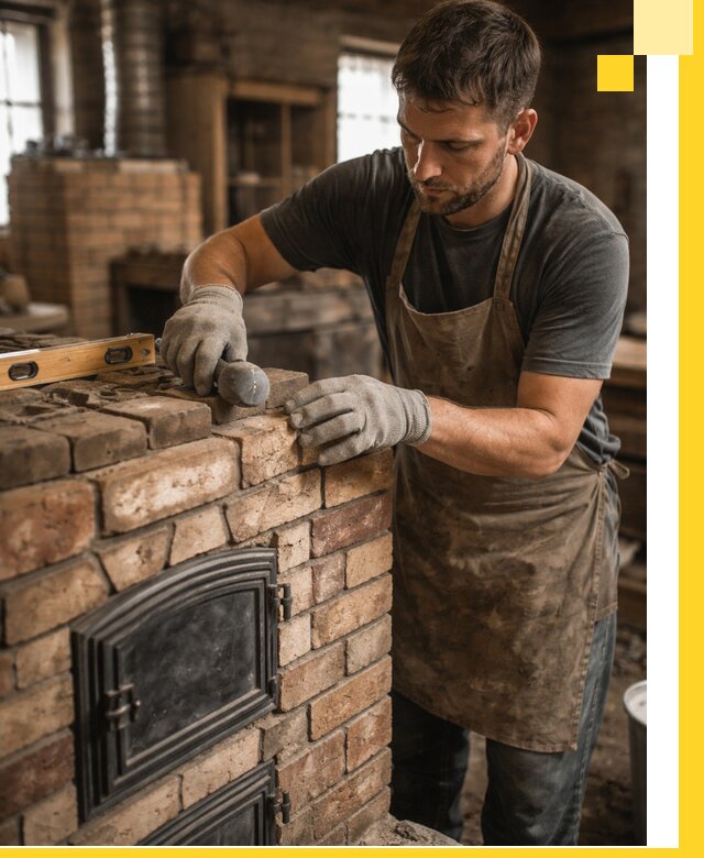 Изготовление печей на заказ в Чусовой с проектом и монтажом