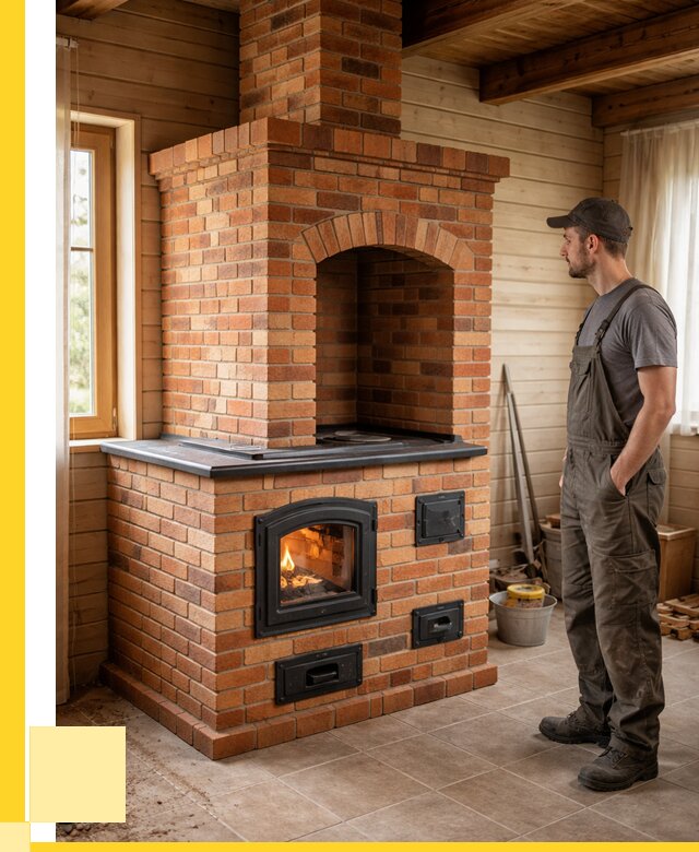 Кирпичные печи в Чусовой: купить от 156720 р. | ЭриданЧсв