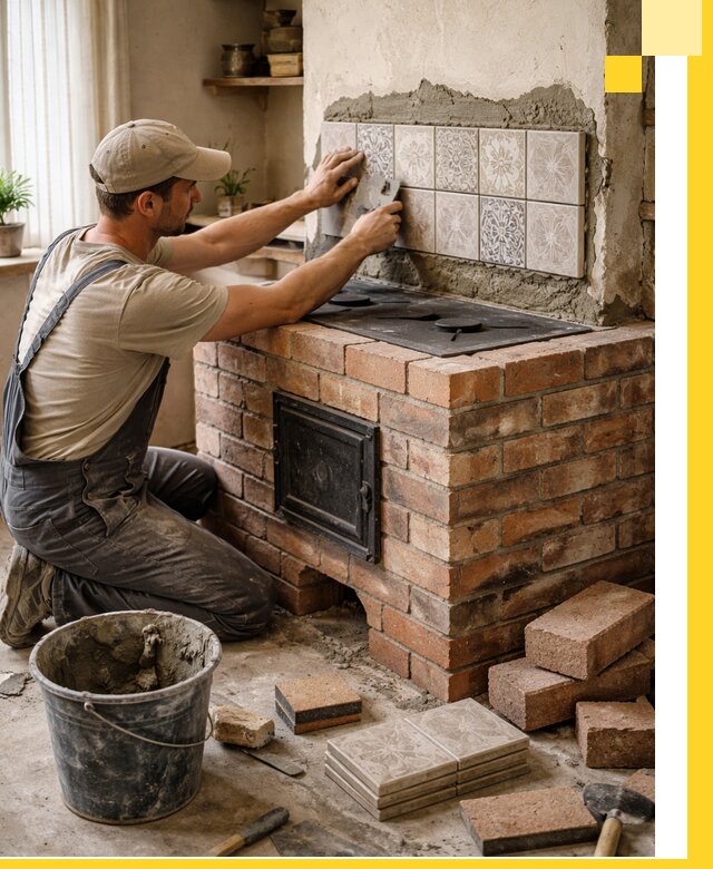 Печи с плитой на заказ монтаж гарантия и сервис в Чусовой