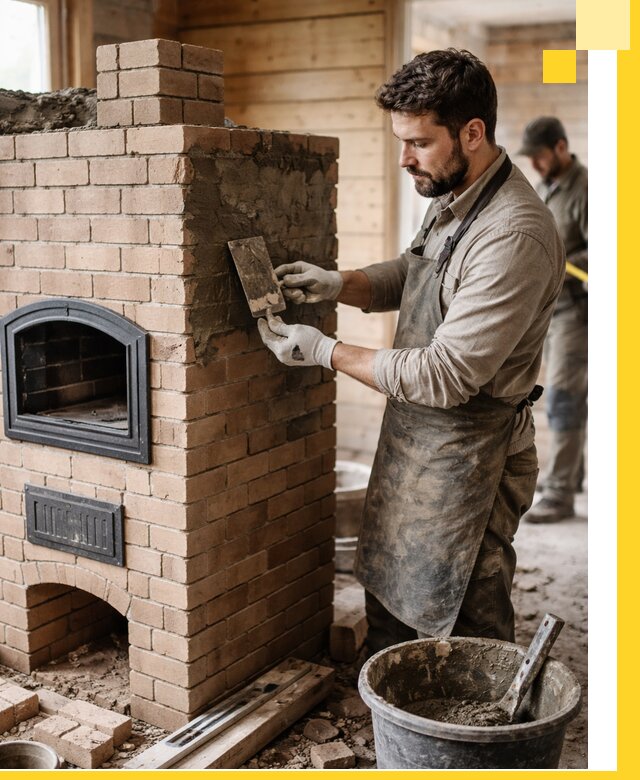 Изготовление и установка печей-шведок под ключ в Чусовой