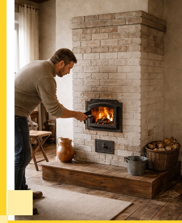 Печь голландка из кирпича в Чусовой от 88808 р. | ЭриданЧсв