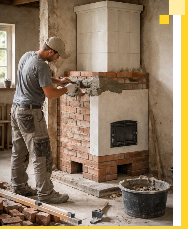 Изготовление и установка печей-голландок под ключ в Чусовой