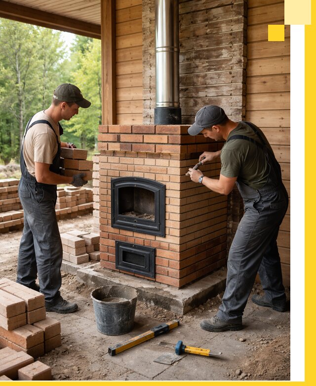 Производство и установка дачных печей под ключ в Чусовой