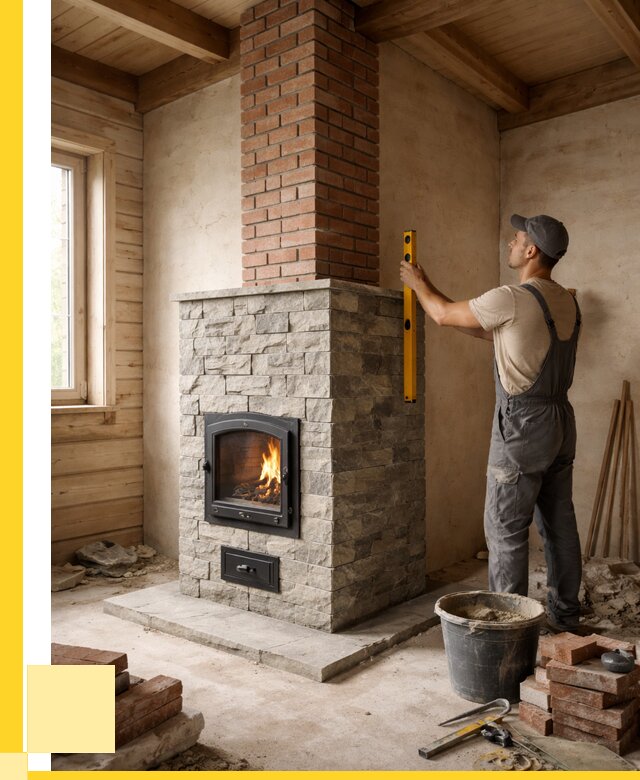 Печи и дымоходы под ключ в Чусовой от 47016 р., ЭриданЧсв