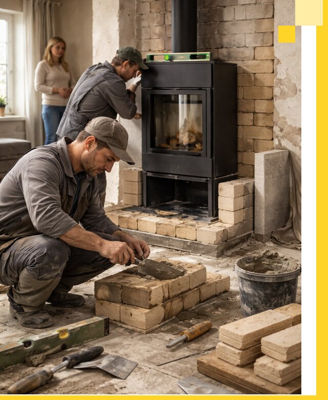 Печи и камины под ключ: проект, установка в Чусовой