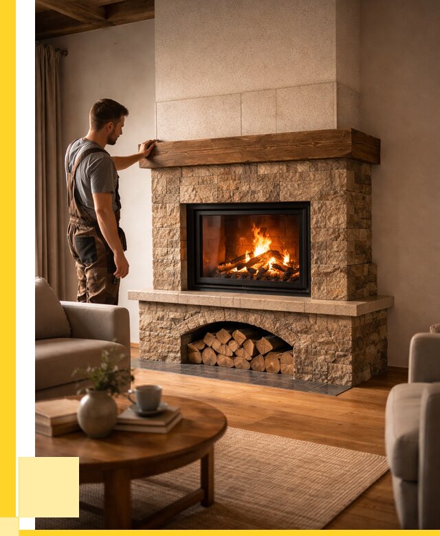 Печи камины для дома под ключ в Чусовой от 57464 р. | ЭриданЧсв