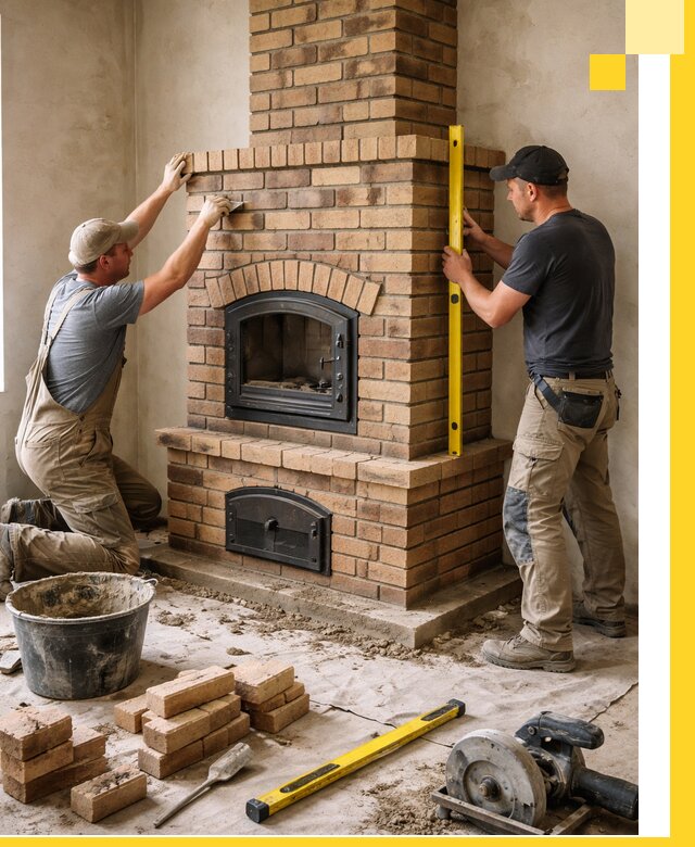 Продажа и установка печей и каминов для дома под ключ в Чусовой