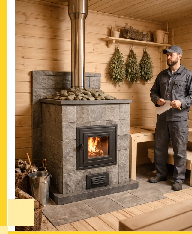 Печи для бани под ключ в Чусовой от 125376 р. | ЭриданЧсв