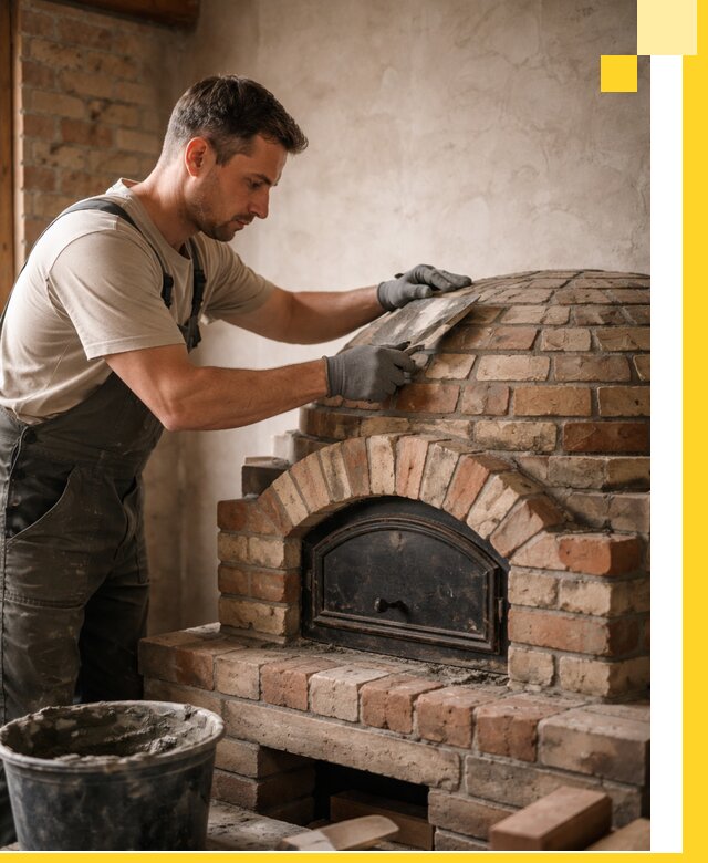 Изготовление и монтаж помпейских печей на заказ в Чусовой