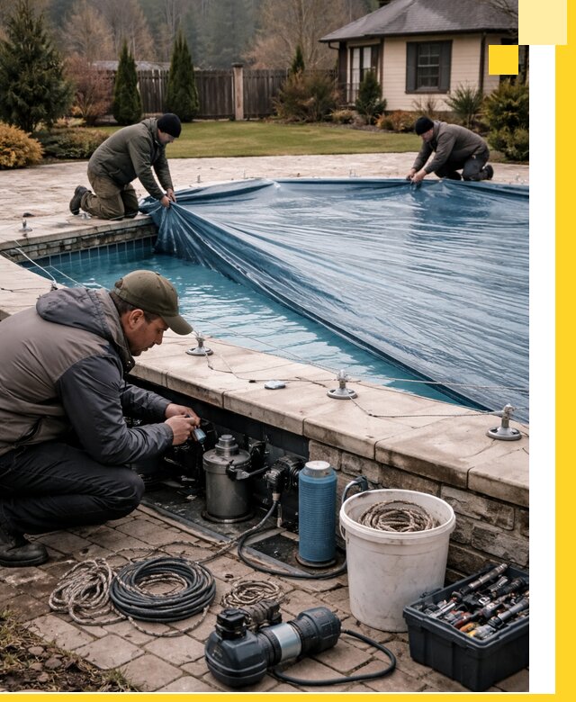 Консервация бассейнов в Чусовой: подготовка к длительному хранению