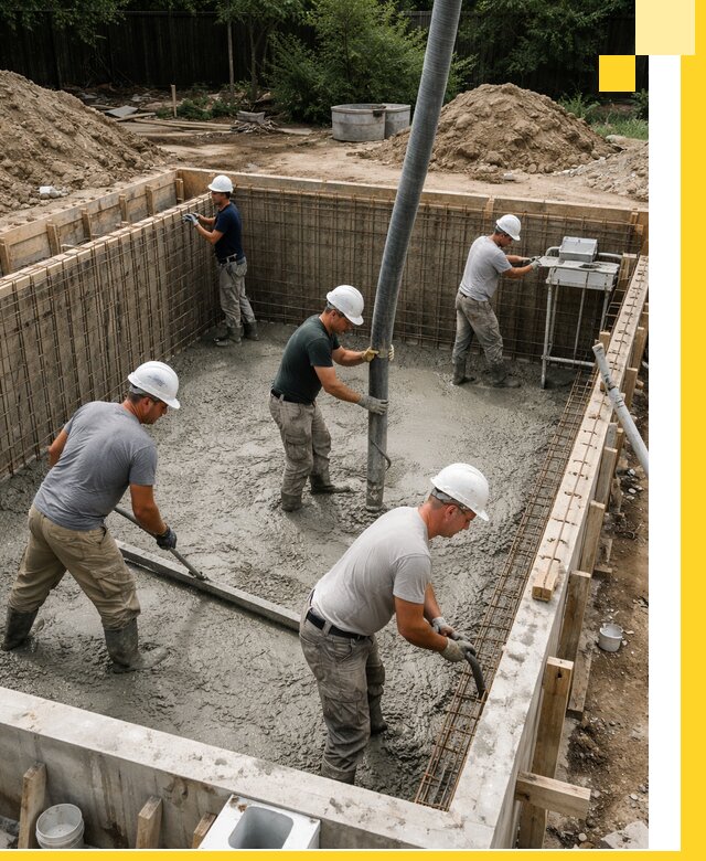 Строительство бетонных бассейнов под ключ в Чусовой