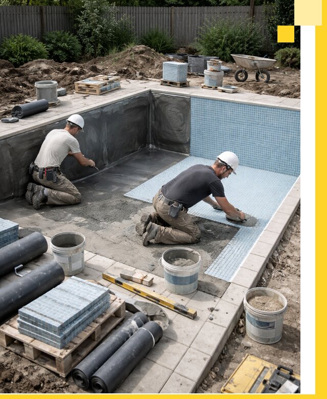 Проектирование и строительство стационарных бассейнов в Чусовой