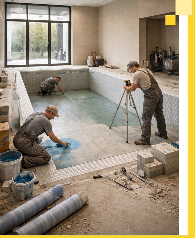 Проект и строительство закрытых бассейнов в Чусовой под ключ