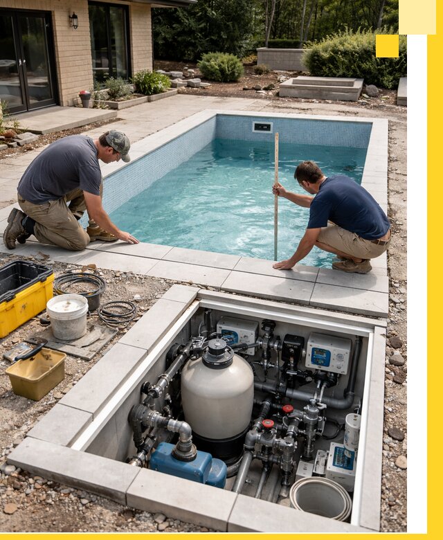 Строительство качественных домашних бассейнов под ключ в Чусовой