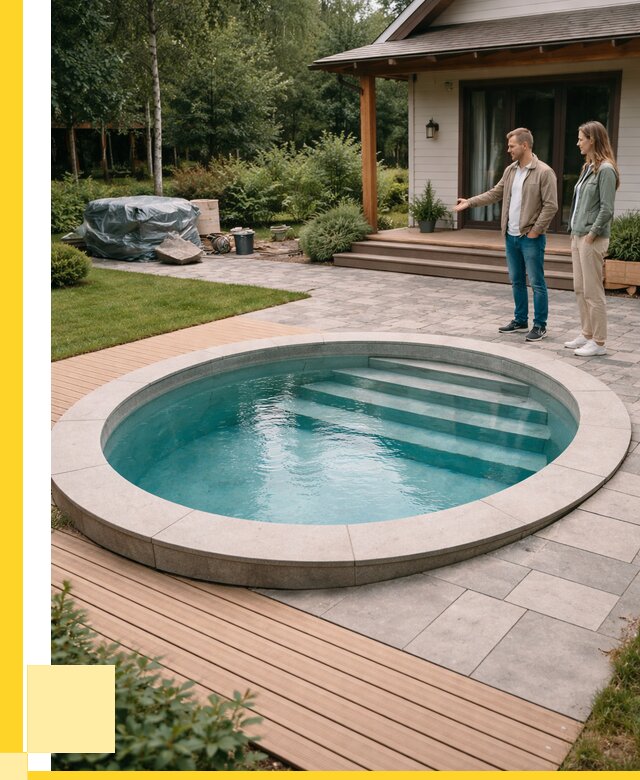 Бассейн на даче под ключ в Чусовой от 208960 р., ЭриданЧсв