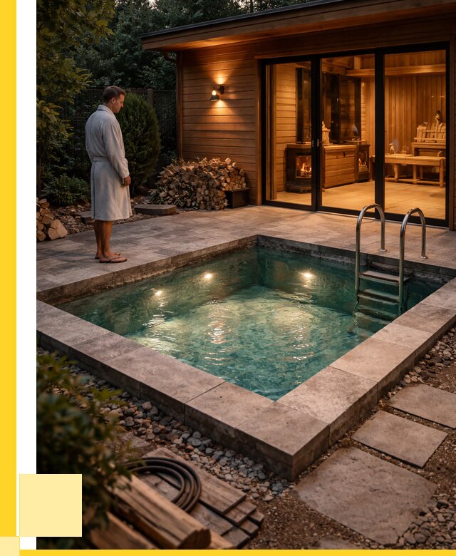 Бани с бассейном под ключ в Чусовой от 99256 р. | ЭриданЧсв