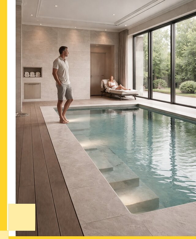 Бассейны в коттедже под ключ в Чусовой от 1253760 р. | ЭриданЧсв