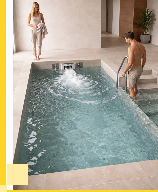 Бассейн с противотоком в Чусовой от 261200 р. | ЭриданЧсв