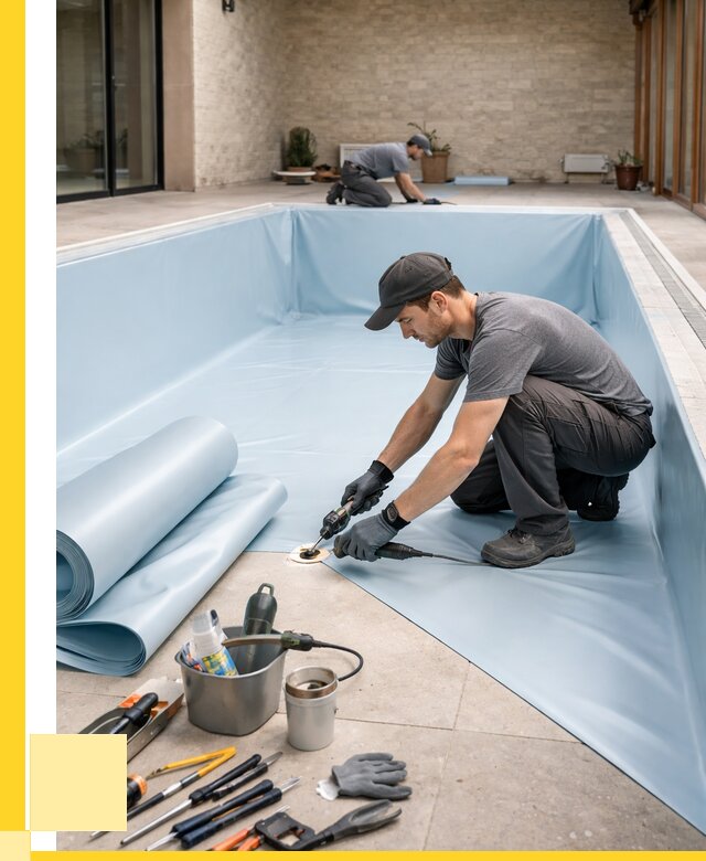 Пленка ПВХ для бассейнов в Чусовой от 2612 р. | ЭриданЧсв