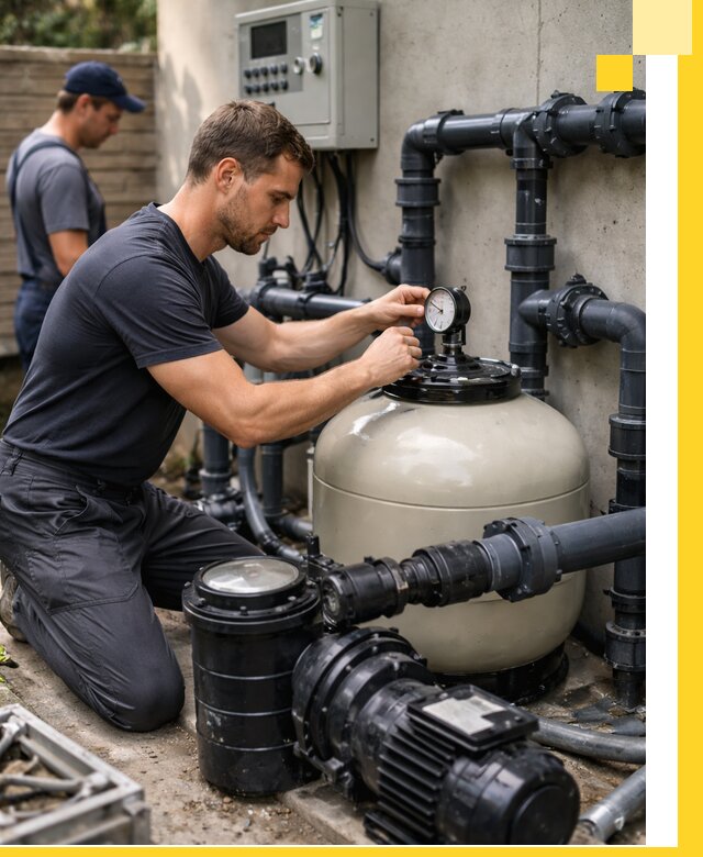 Поставка и монтаж фильтровального оборудования для бассейнов в Чусовой