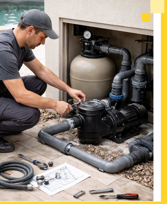 Поставка, монтаж и сервис насосов для бассейнов в Чусовой