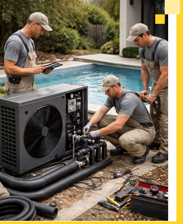 Проектирование и установка тепловых насосов для бассейнов в Чусовой