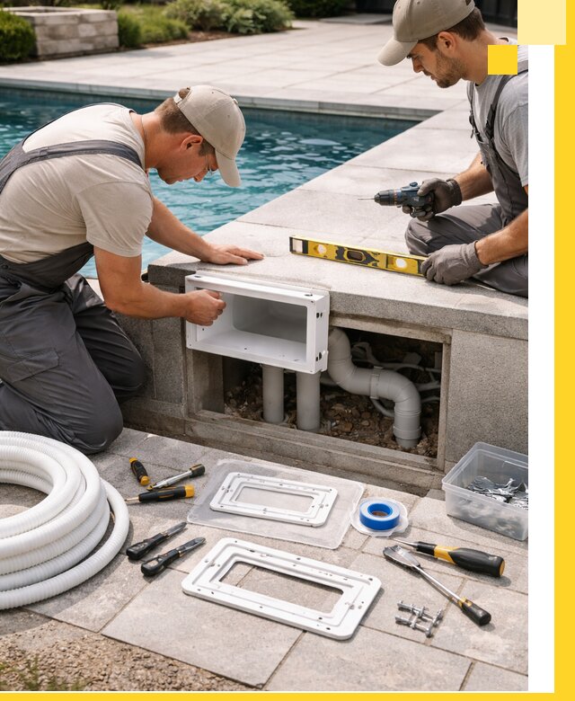 Поставка и установка скиммеров для бассейнов в Чусовой