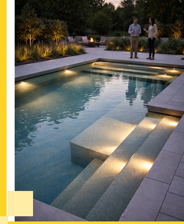 Освещение бассейнов в Чусовой под ключ от 26120 р. | ЭриданЧсв