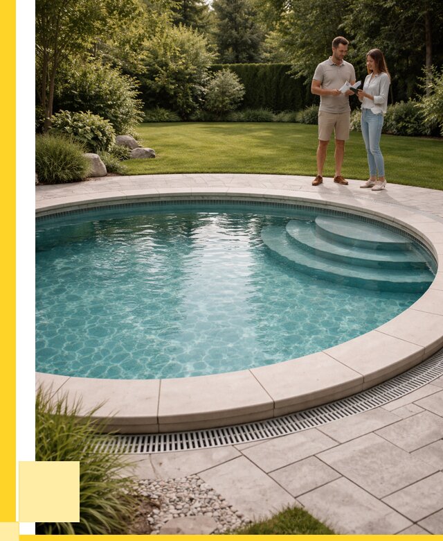 Круглые каркасные бассейны купить в Чусовой от 261200 р. | ЭриданЧсв