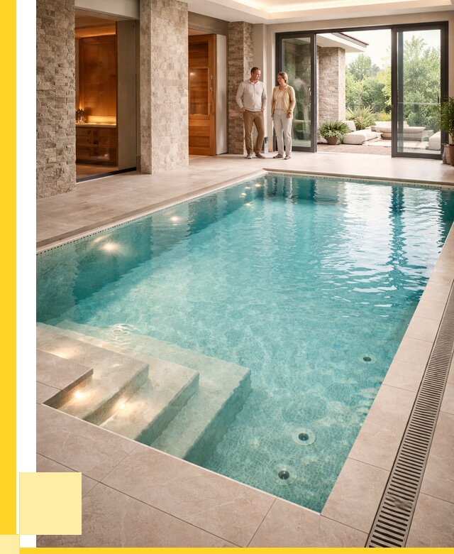 Бассейн во дворе в Чусовой: проект, отделка от 1253760 р. | ЭриданЧсв