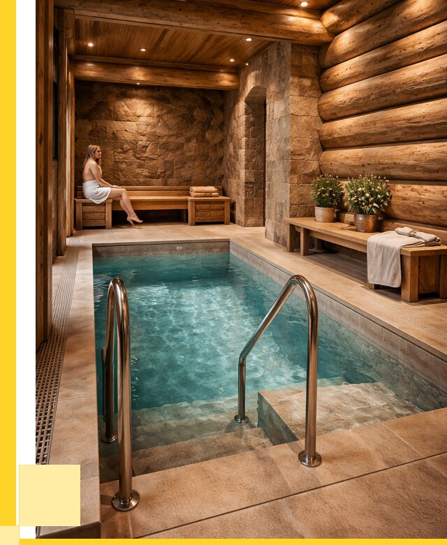 Аренда бани с бассейном в Чусовой от 1567200 р. | ЭриданЧсв