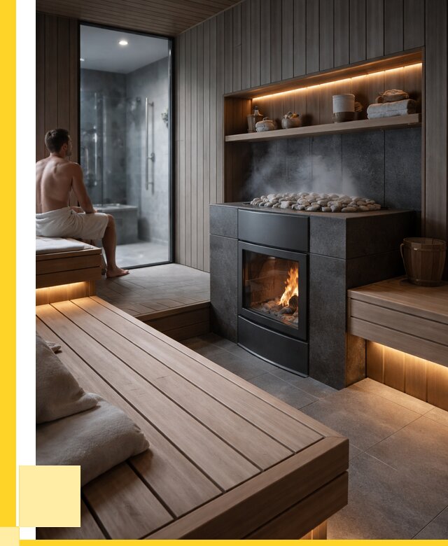 Проект сауны в частном доме в Чусовой от 36568 р. | ЭриданЧсв