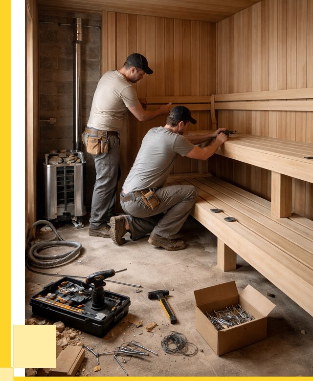 Монтаж саун под ключ в Чусовой от 125376 р. | ЭриданЧсв