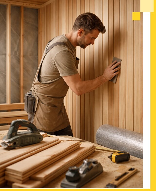 Профессиональная отделка саун и парных под ключ в Чусовой