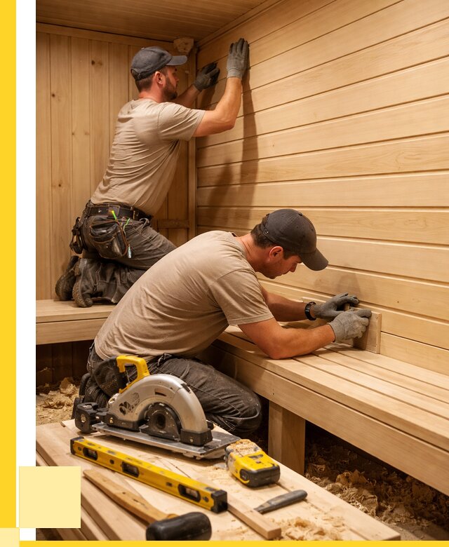 Обшивка саун вагонкой в Чусовой от 2612 р. | ЭриданЧсв