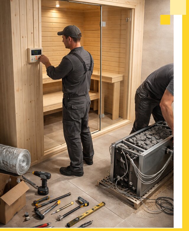 Поставка, установка и монтаж электрических саун в Чусовой