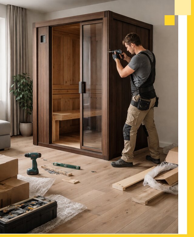 Установка и производство мини саун под ключ в Чусовой