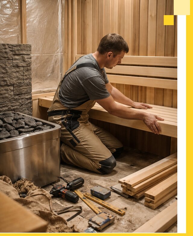 Сауны для дома под ключ с проектированием и монтажом в Чусовой