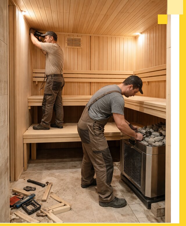 Купить сауну под ключ в Чусовой с монтажом и гарантией